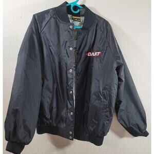 Black The DART Advantage Embroidered Quilted Jacket XL New Without Tags Comfy